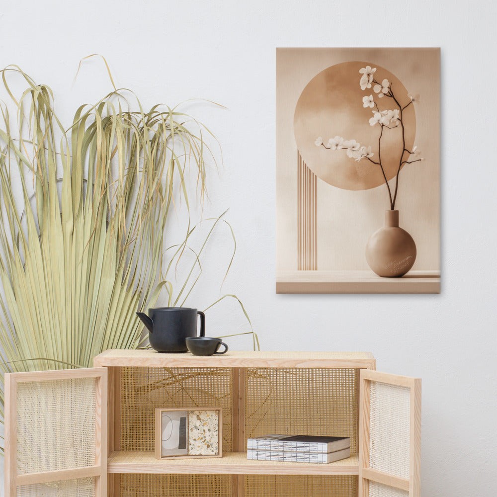 Wall Art Canvas Print - Japandi Style Composition #2