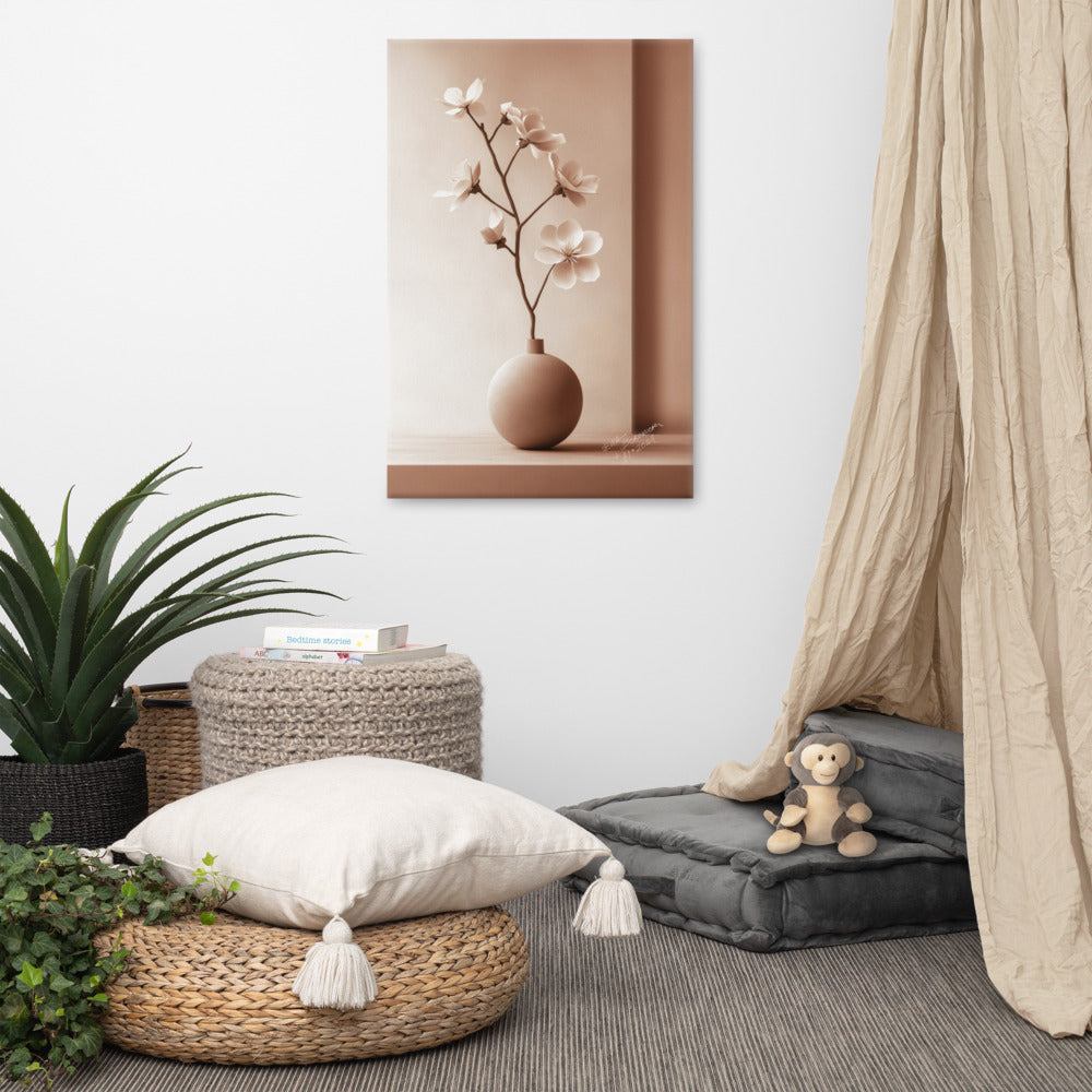 Wall Art Canvas Print - Japandi Style Composition #1