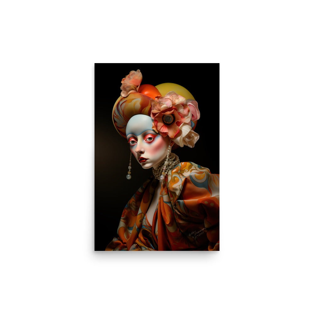 "Ancestors Persephone Wilde Collection - The Sophisticated Eccentric Wall Art 18x24 Front View"