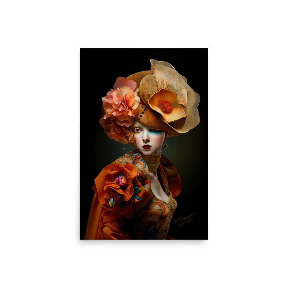 Ancestors Arden Vale Collection - Portrait of Arden Vale The Serene Dreamer Wall Art 20x30 Front View