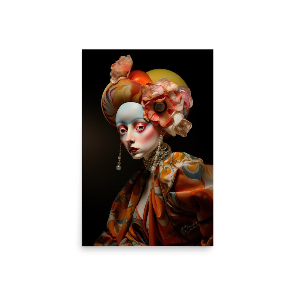 "Ancestors Persephone Wilde Collection - The Sophisticated Eccentric Wall Art 20x30 Front View"